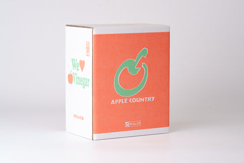 津軽の完熟りんごを100%使用したカネショウのりんご酢・りんご調味料6本セット