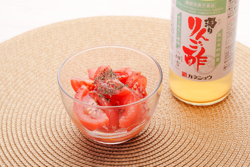 津軽の完熟りんごを100%使用したカネショウのりんご酢・りんご調味料3本セット