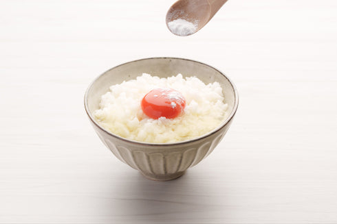 箱庭たまごの究極の卵かけご飯にろく助の旨塩