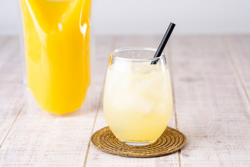 八丈島レモンのはちみつレモンスカッシュ