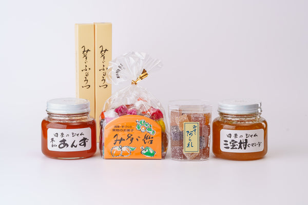 国産果実の贈りもの。「みすゞ飴」と「四季のジャム」詰め合わせ〈お歳暮・冬ギフト〉
